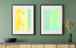 Urban 00751 | Prints in Paintings by Petra Trimmel. Item composed of canvas & paper