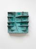 Strata in Verdigris | Wall Sculpture in Wall Hangings by Boldstone. Item compatible with contemporary and coastal style
