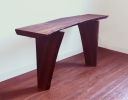 Shinto Inspired, Oregon Black Walnut Live Edge Console Table | Tables by SjK Design Studios. Item made of walnut works with asian & modern style