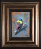 Painted Bunting 1.0 | Oil And Acrylic Painting in Paintings by Catherine Twomey | DOG & PONY SHOW in Asheville. Item composed of canvas in contemporary or traditional style