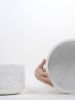 Istanti Inclusi - testa | Storage Bin in Storage by gumdesign. Item made of marble & leather compatible with contemporary style