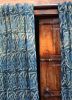 Blue Window Panel | Daphne | Curtain in Curtains & Drapes by ichcha. Item made of cotton compatible with boho and country & farmhouse style