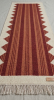 Handwoven Wool Terracotta/Rust Stair Runner | Runner Rug in Rugs by Evergreen Carpets. Item composed of wool in boho or minimalism style