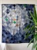 Denim Quilt | Universe II | Tapestry in Wall Hangings by DaWitt | Farbenfabrik in Leipzig. Item made of cotton works with minimalism & contemporary style