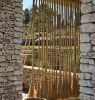 Boho Style Jute Rope Covers - Shade Canopy for Patio | Curtains & Drapes by Dimitar Kostadinov | Santorini View Studios Firostefani in Firostefani