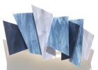 "Ascend" Glass and Metal Wall Sculpture | Wall Hangings by Karo Studios. Item made of metal with glass