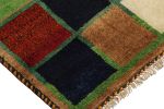 Vintage Gabbeh Turkish Rug with Polychromatic Squared | Area Rug in Rugs by Rug and Kilim