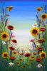 Symphony of Wildflowers | Oil And Acrylic Painting in Paintings by DaggArt
