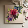 Breath of Spring | Mixed Media in Paintings by Mahreen Ahmad. Item made of canvas works with contemporary & modern style