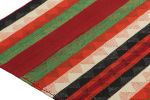 Vintage Persian Kilim with Multicolor Stripes by Rug & Kilim | Area Rug in Rugs by Rug and Kilim