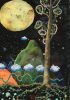 Two Trees in Space 2022 | Prints by Sarah Stivers | Red e Café Gallery in Portland. Item composed of paper in boho or eclectic & maximalism style