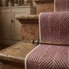 Handwoven Woolen Red Runner Rug | Rugs by Evergreen Carpets. Item composed of wool compatible with boho and minimalism style