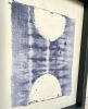 Indigo Stars Mixed Media | Mixed Media by Ooh La Lūm. Item made of canvas