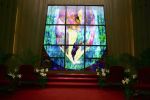 Energy Flow | Glasswork in Wall Treatments by Celinder's Glass Design | Golden Circle Church in Santa Ana. Item composed of glass