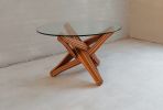 "Lock"   bamboo coffee table | Tables by JAN PAUL | Private Residence - Maastricht, Netherlands in Maastricht. Item composed of bamboo & glass compatible with mid century modern and contemporary style