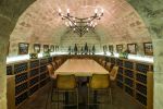 Structure - Leopoldine | Chandeliers by Ombre Portée | Les Caves du Louvre in Paris. Item made of synthetic