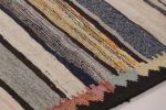 Vintage Persian Kilim with Vibrant, Saturated Stripes - Rug | Area Rug in Rugs by Rug and Kilim