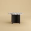 White Marble and Oak Dining Table - HAKATA by Lebanto | Tables by Lebanto. Item composed of oak wood and marble in minimalism or contemporary style