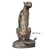 Vigilant Cheetah. Life-size | Public Sculptures by Barry Jackson Artist. Item made of bronze