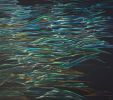 'Neon Lights' | Mixed Media in Paintings by SANGEETA S. Item composed of canvas in contemporary or modern style