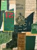 Color Field III Green | Collage in Paintings by Glen Gauthier. Item composed of canvas and paper in mid century modern or contemporary style