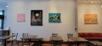 Two Trees in Space 2022 | Prints by Sarah Stivers | Red e Café Gallery in Portland. Item composed of paper in boho or eclectic & maximalism style