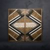 ''Aztec Trio'' Wood Wall Art | Wall Sculpture in Wall Hangings by Skal Collective. Item made of wood