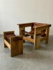 Torra | Accent Chair in Chairs by Coulton B. Item composed of wood & leather compatible with minimalism and mid century modern style