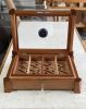 Artisan Cigar Humidor: Handcrafted Elegance for 50 Cigars | Decorative Box in Decorative Objects by Wolfkill Woodwork. Item composed of wood