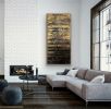 Metallic Painting | Oil And Acrylic Painting in Paintings by SAAR. Item composed of synthetic