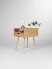 HEIM Nightstand, bedside table with one drawer open shelf | Tables by Mo Woodwork | Stalowa Wola in Stalowa Wola. Item composed of oak wood in minimalism or mid century modern style