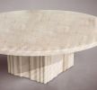 Travertine Coffee Table. Natural Stone Coffee Table. Marble | Tables by HamamDecor LLC. Item composed of marble in minimalism or contemporary style