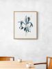 Iris No. 87 : Original Watercolor Painting | Paintings by Elizabeth Becker. Item composed of paper compatible with minimalism and contemporary style