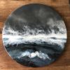Beauty in a Storm | Oil And Acrylic Painting in Paintings by Art By Skevi. Item composed of wood & synthetic