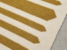 Handwoven Wool Stripe Stair Runner | Runner Rug in Rugs by Evergreen Carpets. Item composed of wool in boho or minimalism style