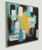 Layer Player - Incl Frame | Oil And Acrylic Painting in Paintings by Ronald Hunter | Roxier Art Gallery in Rotterdam. Item made of canvas with synthetic works with minimalism style