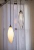 Rivet | Pendants by Silica Studio. Item composed of glass compatible with mid century modern and contemporary style