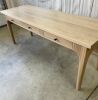 The Olivia Desk | Tables by TRM WoodCraft. Item made of oak wood works with minimalism & mid century modern style
