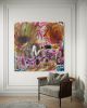 Purification Process | Oil And Acrylic Painting in Paintings by Gaby Castro Joffroy. Item composed of canvas in contemporary or eclectic & maximalism style