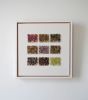 Colours of Seaweed No. 3 (cotton) | Embroidery in Wall Hangings by Jasmine Linington. Item composed of cotton