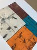 Scooch Over, Original acrylic on paper | Mixed Media in Paintings by JD Logan Fine Art. Item composed of birch wood and paper in minimalism or contemporary style