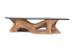 Crux Table | Coffee Table in Tables by Amorph. Item made of wood & glass