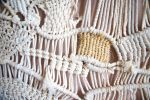 IMAGINE Large Abstract Macrame & Weaving Wall Hanging | Macrame Wall Hanging in Wall Hangings by Vila Vera. Item made of cotton with fiber