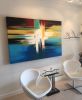 Above and Beyond | Oil And Acrylic Painting in Paintings by Nina K | San Francisco in San Francisco. Item made of canvas with synthetic