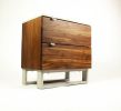 Marissa Grey | Nightstand in Storage by Curly Woods. Item made of maple wood with concrete works with contemporary & modern style