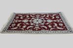 Red Traditional 3x5 Nain Kashmar Persian Rug | Area Rug in Rugs by Magic Rugs. Item made of wool works with traditional style