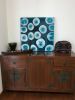 Deep Bloom | Oil And Acrylic Painting in Paintings by Art By Skevi. Item made of wood with synthetic