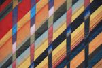 Color Square #9 | Embroidery in Wall Hangings by Dan Olfe. Item composed of fabric