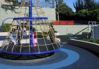 Solar Sight | Public Sculptures by Deborah Kennedy | Sunnyside Playground in San Francisco. Item composed of metal