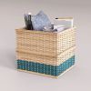 Stackable Basket (Square) | Storage Basket in Storage by Mianzi. Item composed of bamboo and fiber